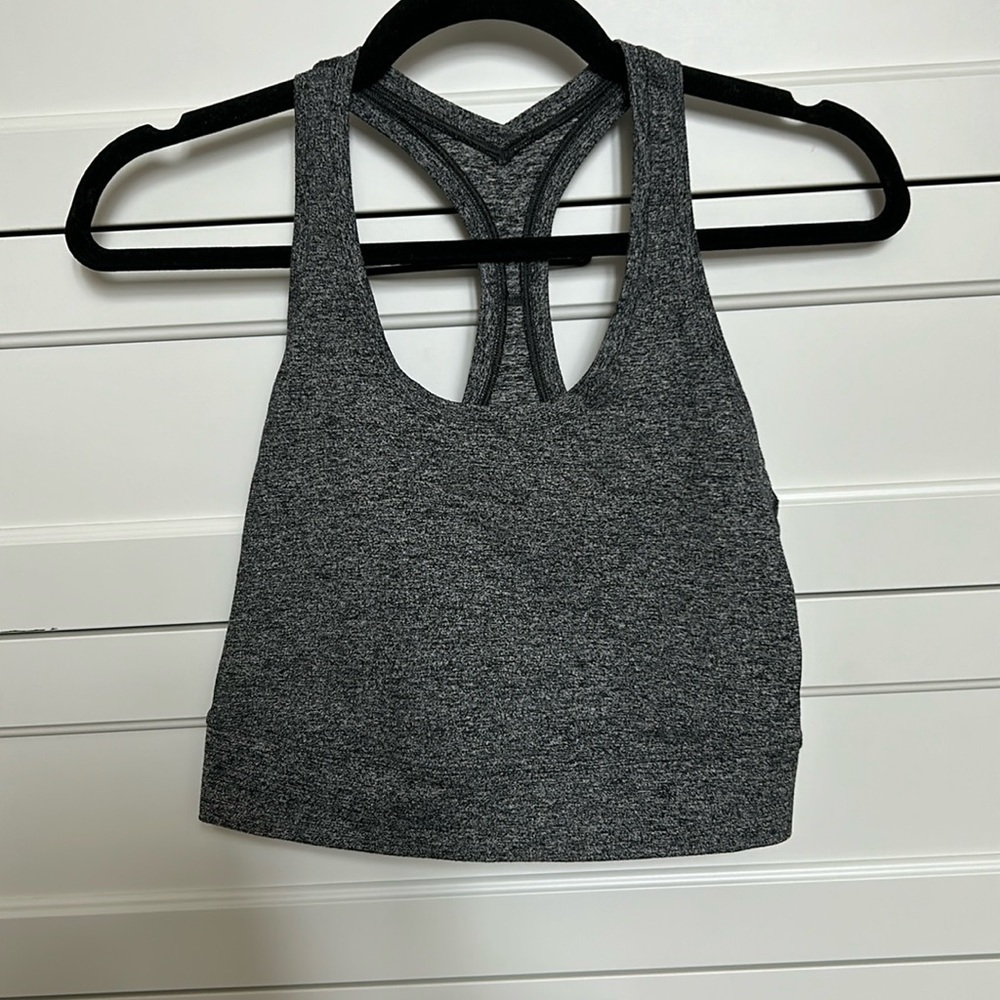 Lululemon Cropped Tank - Grey - Size 6